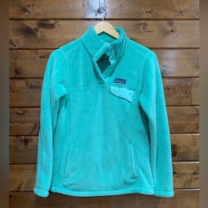 Patagonia Women’s Vjosa Green Re-Tool Snap-T Pullover Fleece